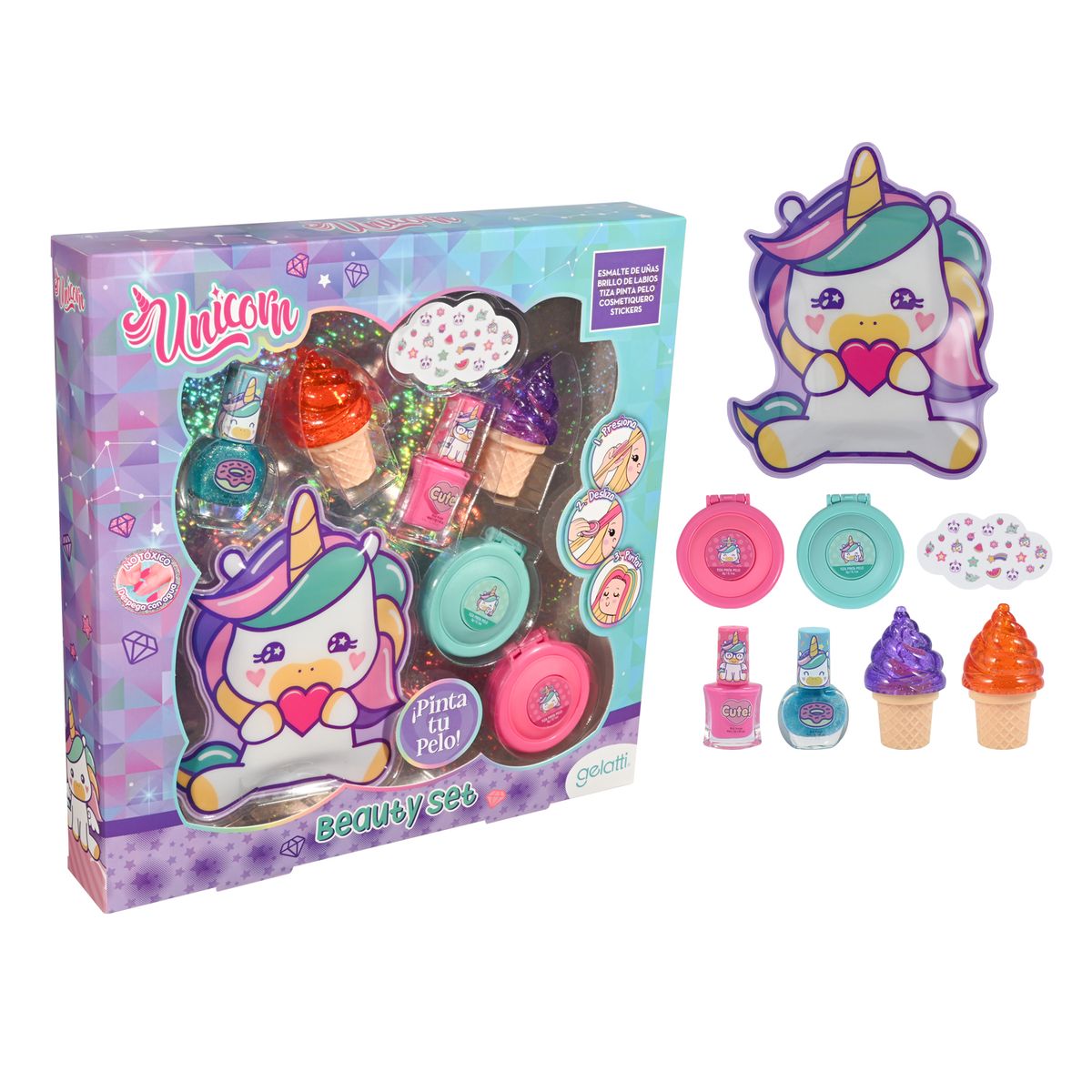 GELATTI - Estuche Beauty Set Grande Unicornio Gelatti