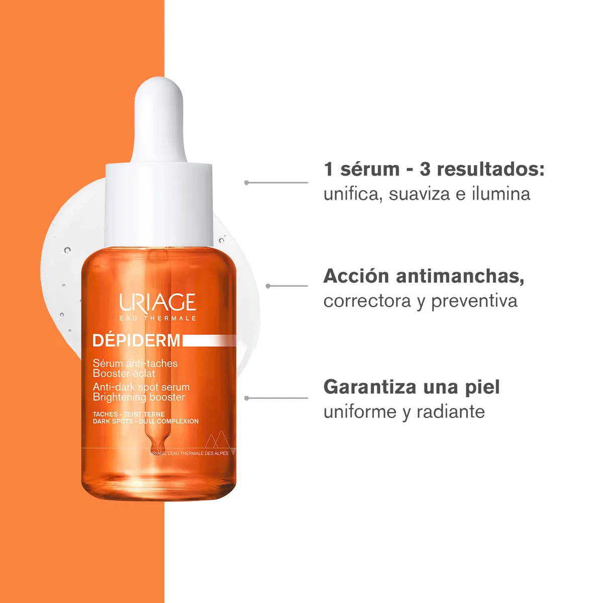 URIAGE - Uriage Dépiderm Sérum Antimanchas 30ml - Booster De Luminosidad