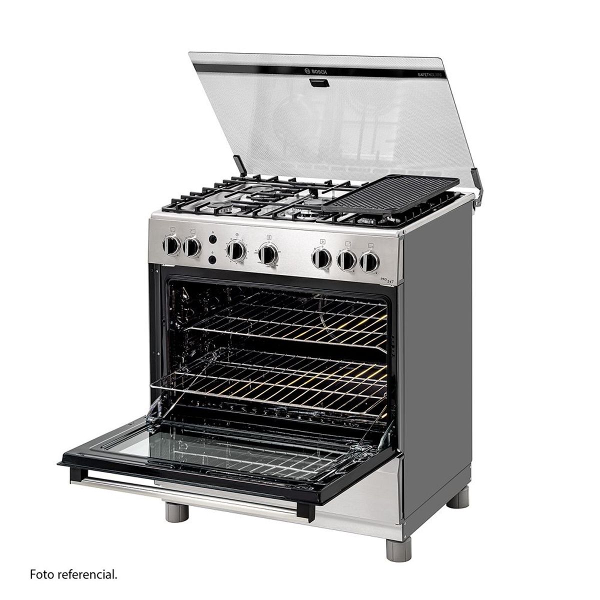 BOSCH - Cocina A Gas 5 Hornillas Pro 547 Max