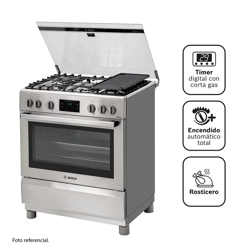 BOSCH - Cocina A Gas Bosch Pro 565 Max