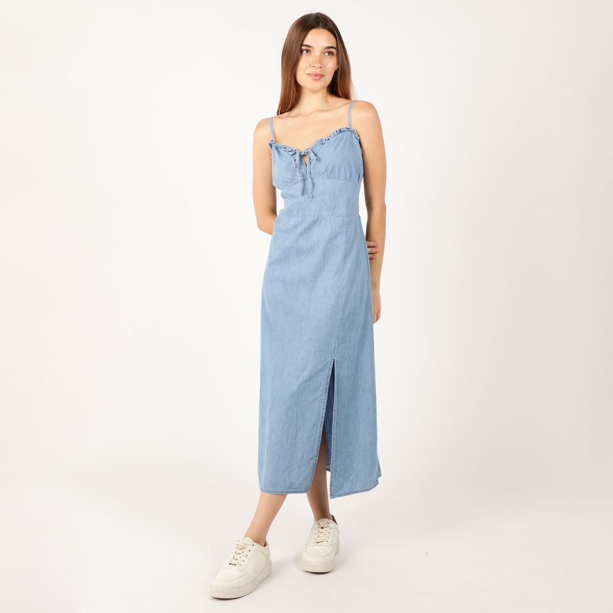 SYBILLA - Vestido Jean Largo Mujer Sybilla