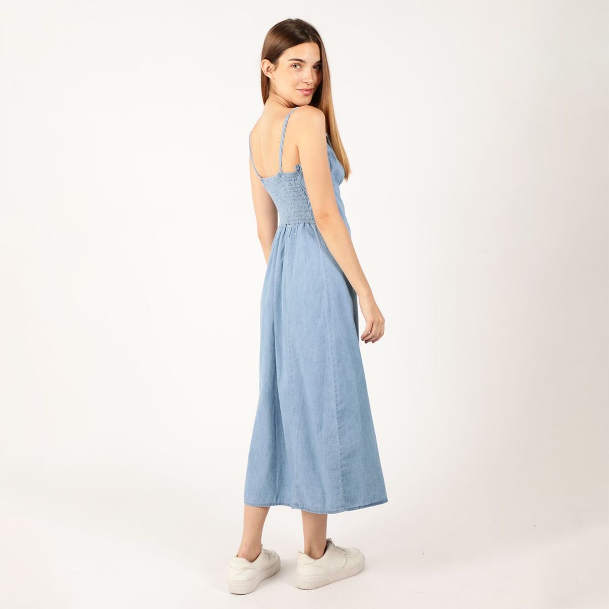 SYBILLA - Vestido Jean Largo Mujer Sybilla