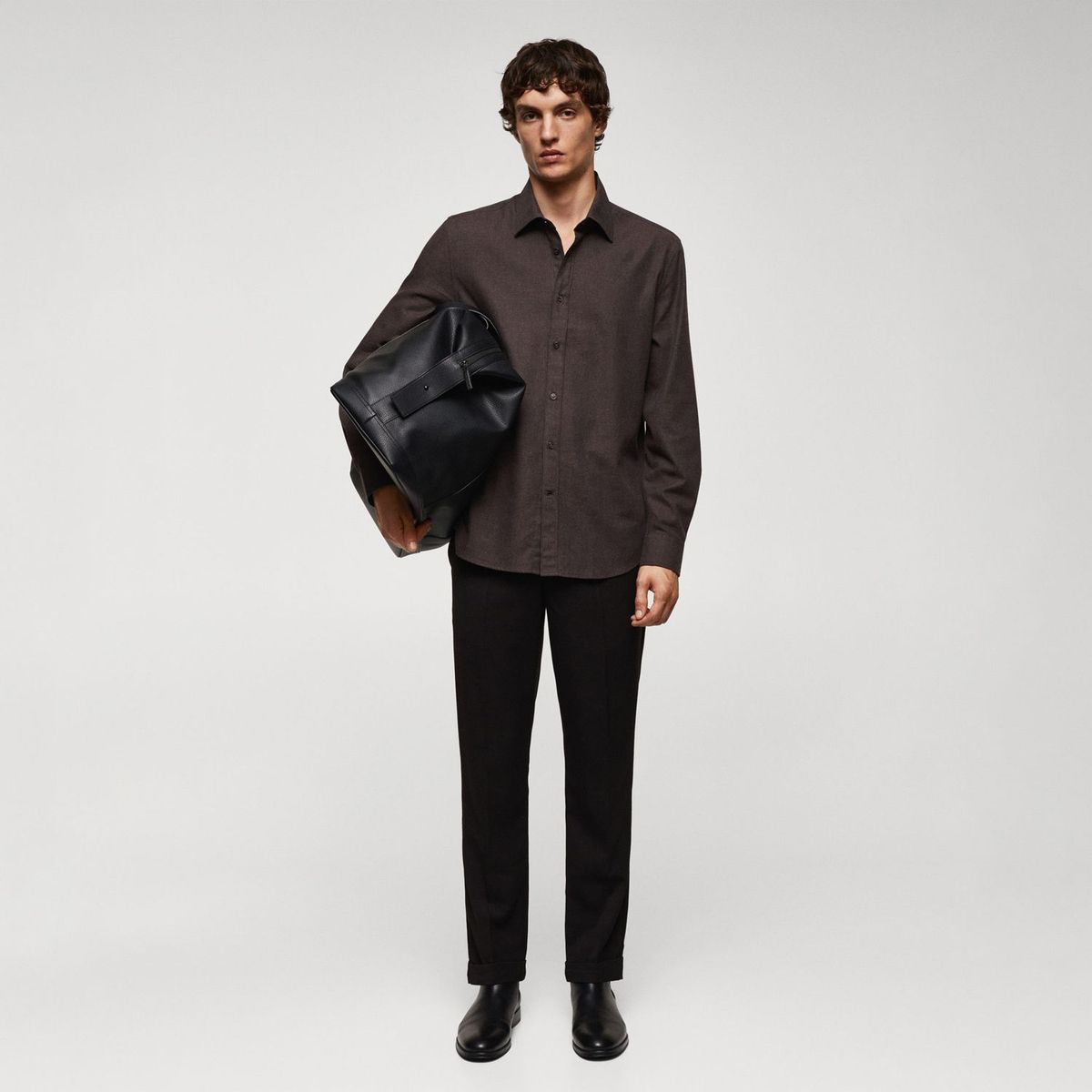 MANGO - Camisa Casual Hombre Mango