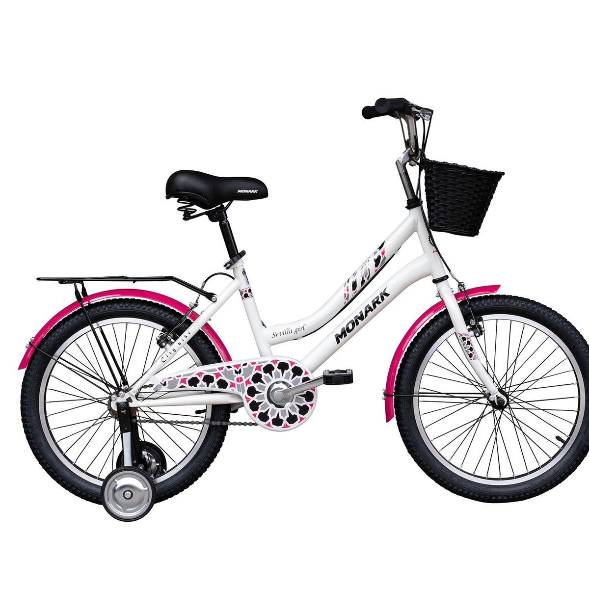 MONARK - Bicicleta Monark Sevilla Girl 20 Blanco