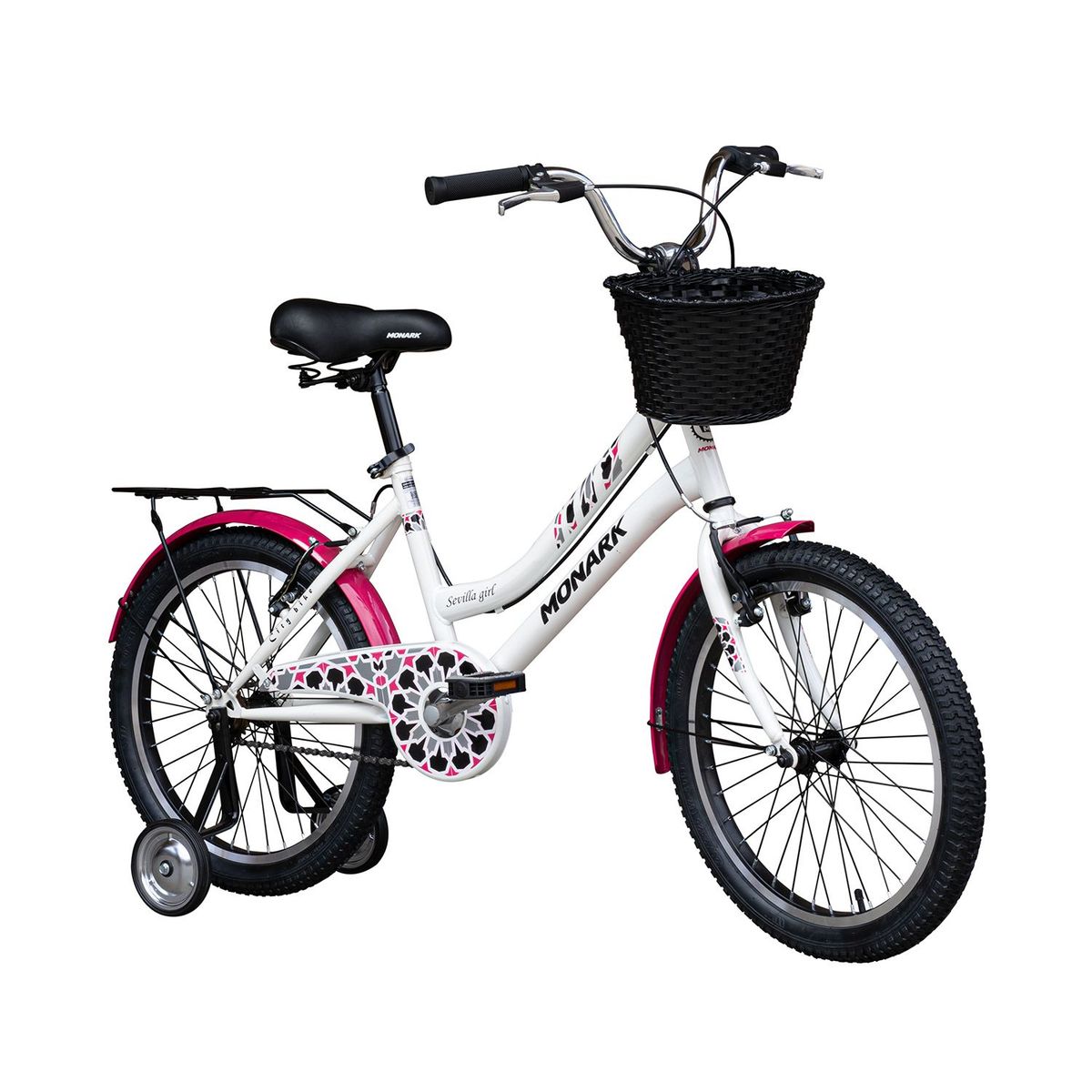 MONARK - Bicicleta Monark Sevilla Girl 20 Blanco