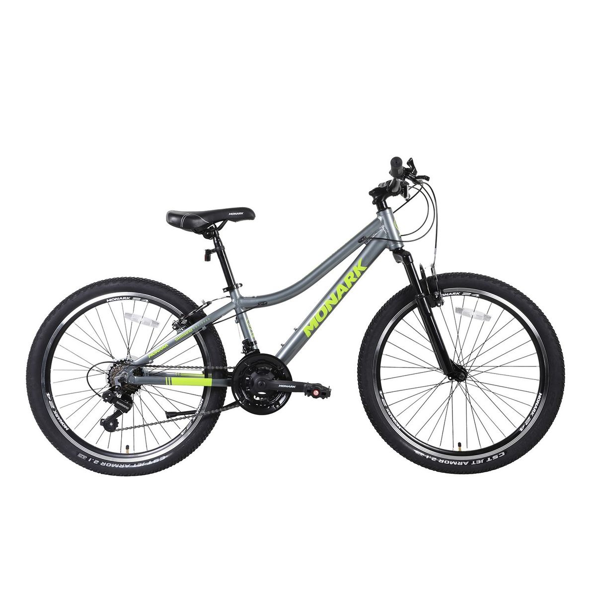 MONARK - Bicicleta Monark Mirage 24 Gris Amarillo
