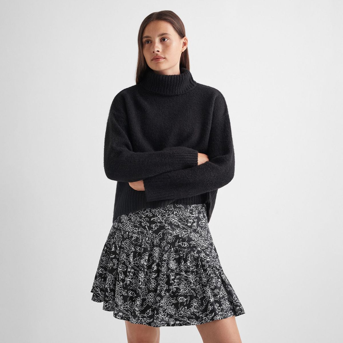 MANGO TEEN - Falda Corta Mujer Mango Teen