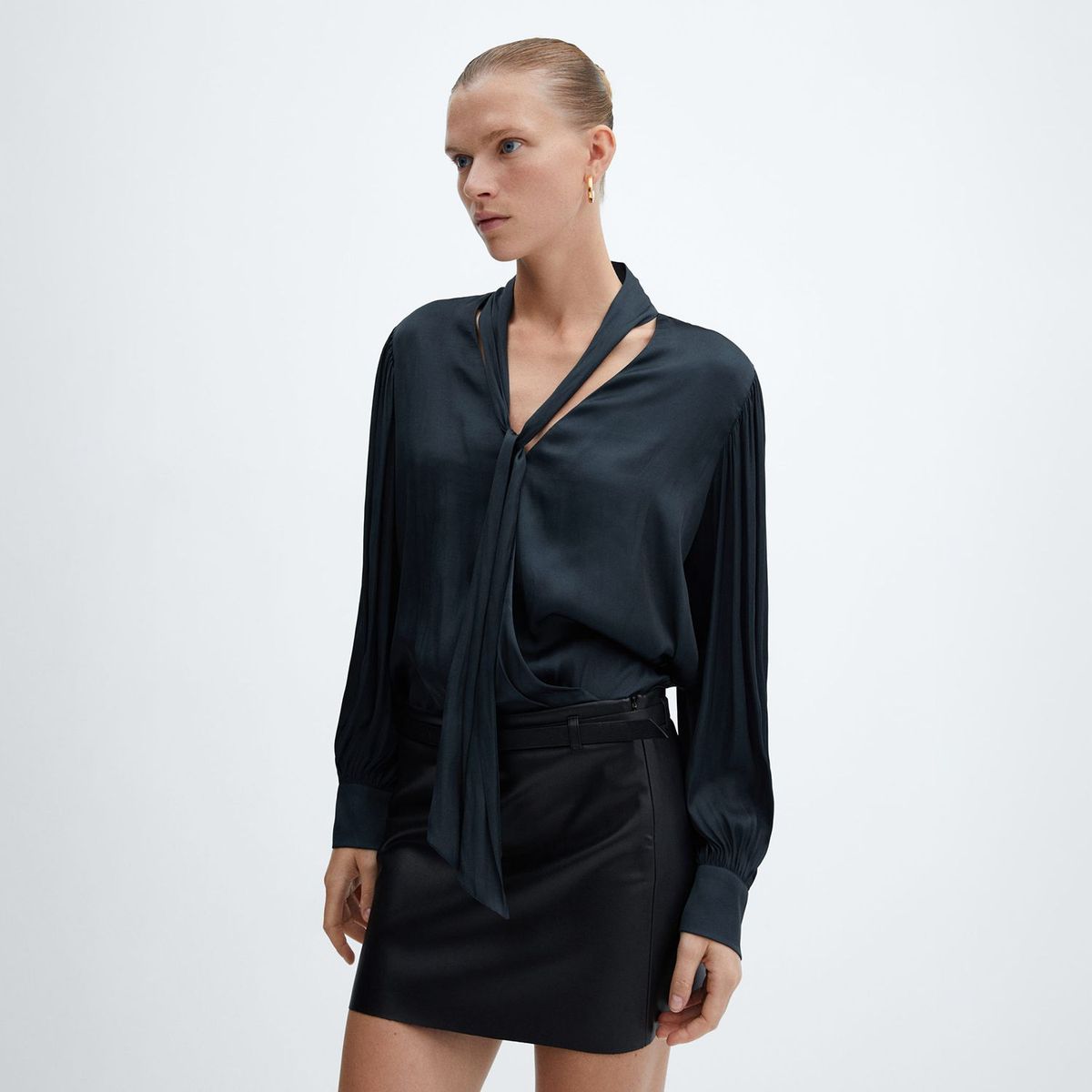 MANGO - Blusa Casual Mujer Mango