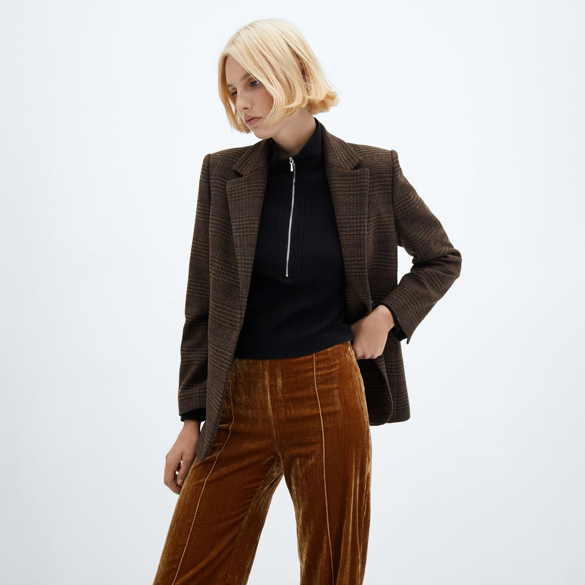 MANGO - Saco Casual Mujer Mango