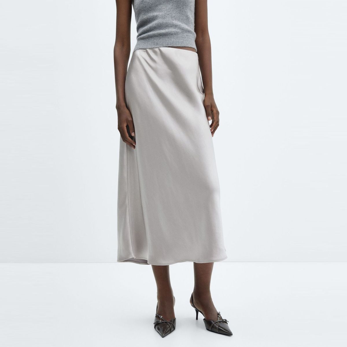 MANGO - Falda Corta Casual Mujer Mango