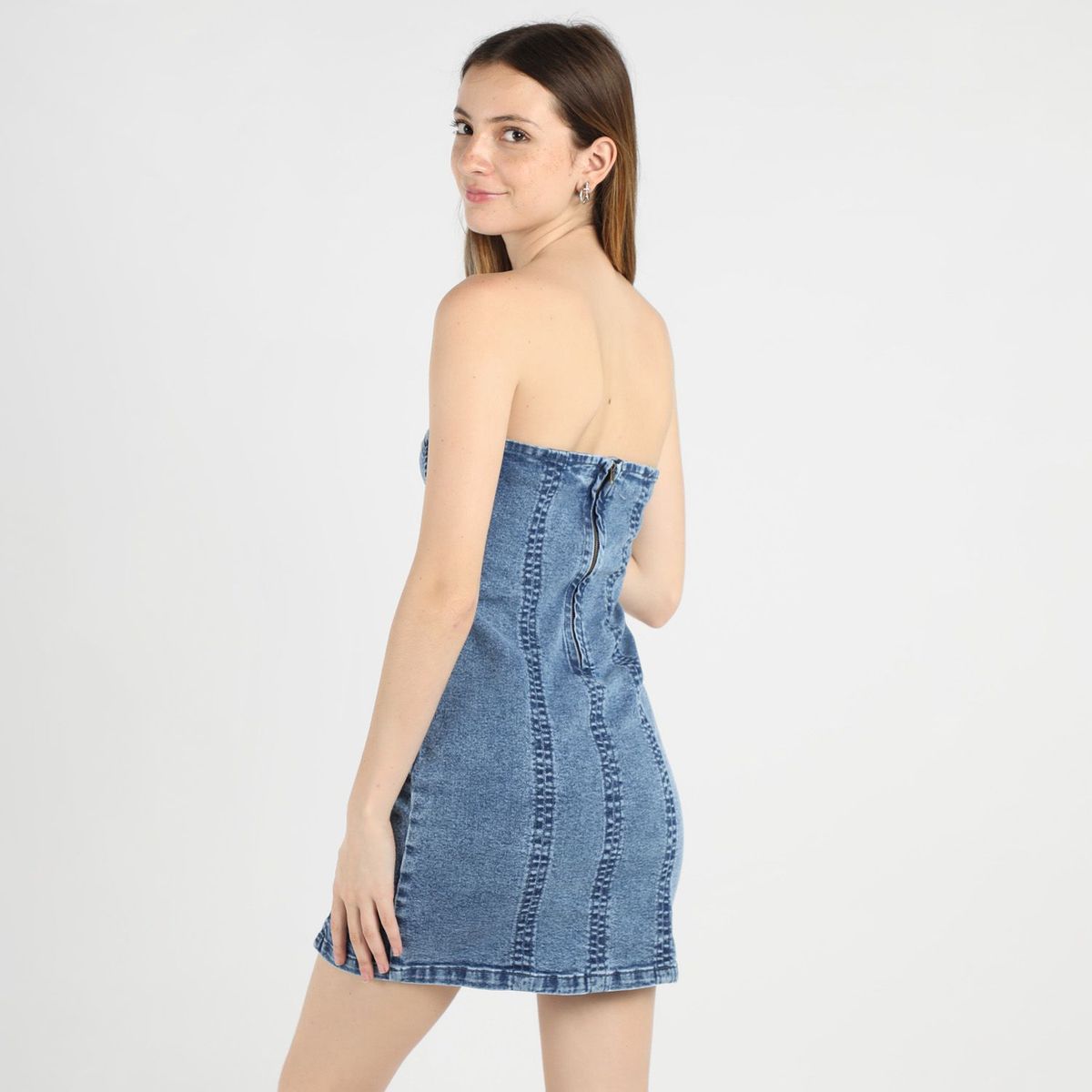 SYBILLA - Vestido Jean Corto Mujer Sybilla