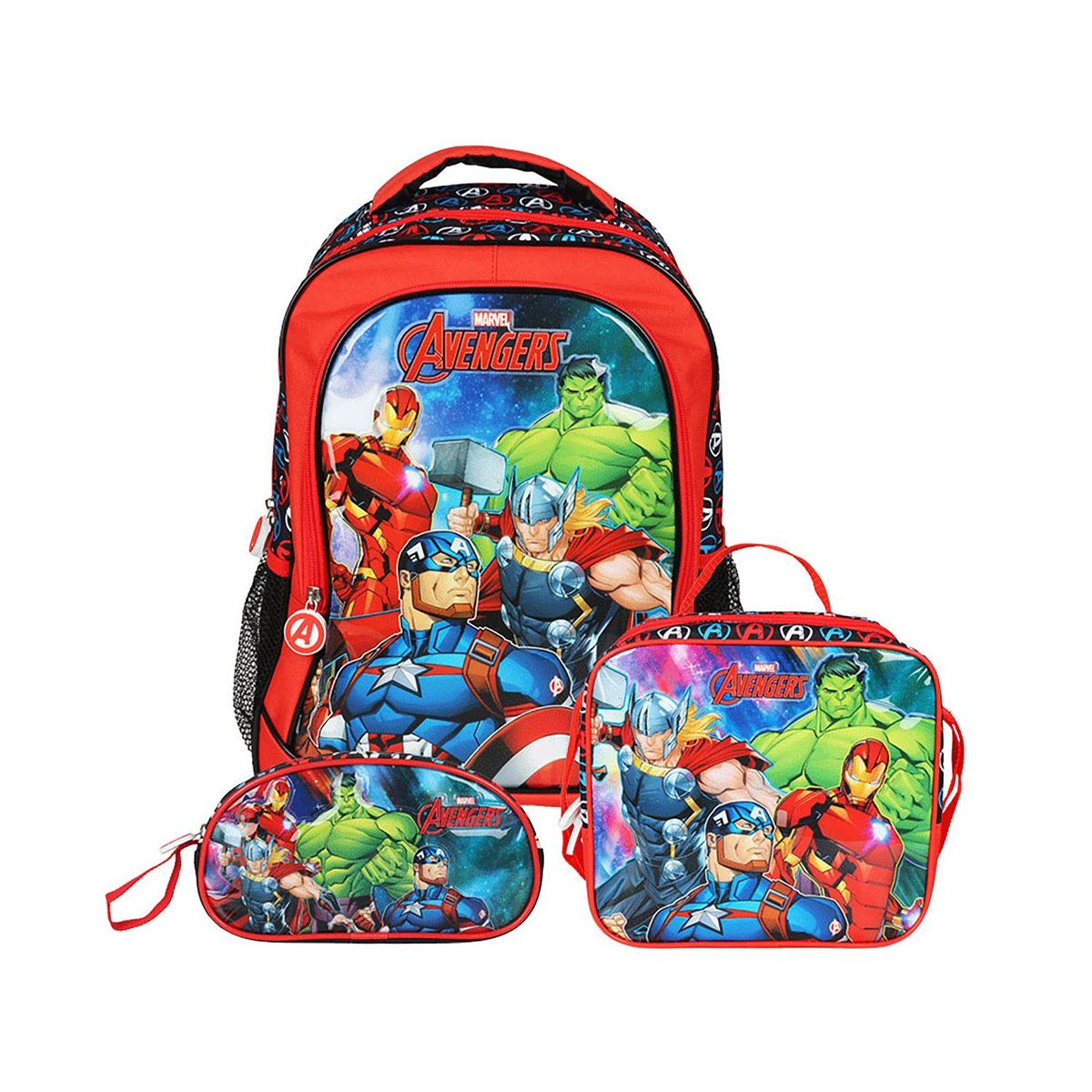 AVENGERS - Set Mochila Avengers Eco Rojo