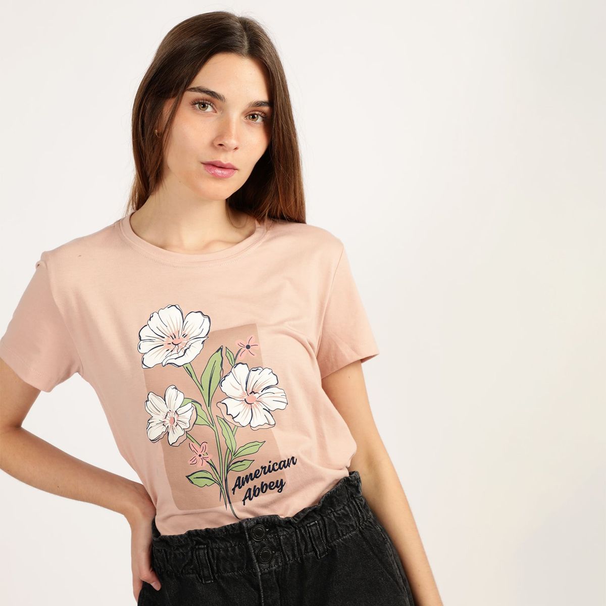 AMERICAN ABBEY - Polo Manga Corta Mujer American Abbey