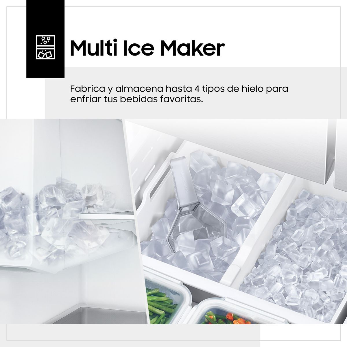 SAMSUNG - Refrigeradora French Door Family Hub 677L Negro RF32CG5910B1PE.