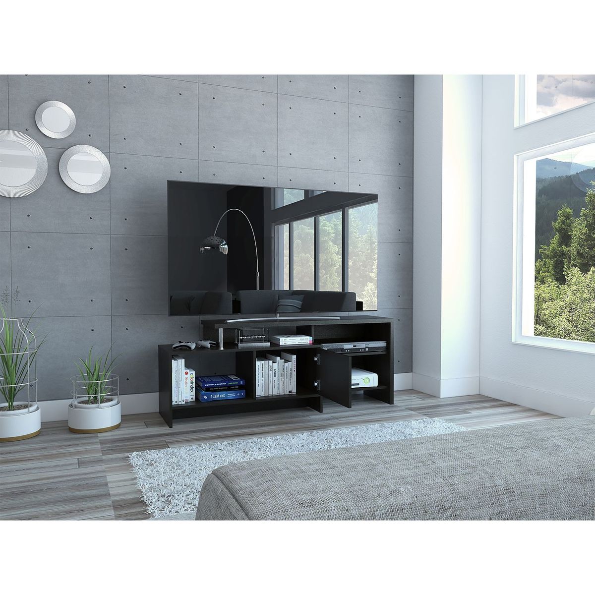 TUHOME - Mesa Tv49 Bengala - Wengue