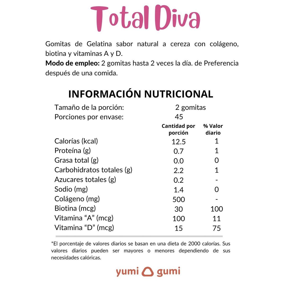YUMI GUMI - Yumi Gumi Total Diva 90 Gomitas