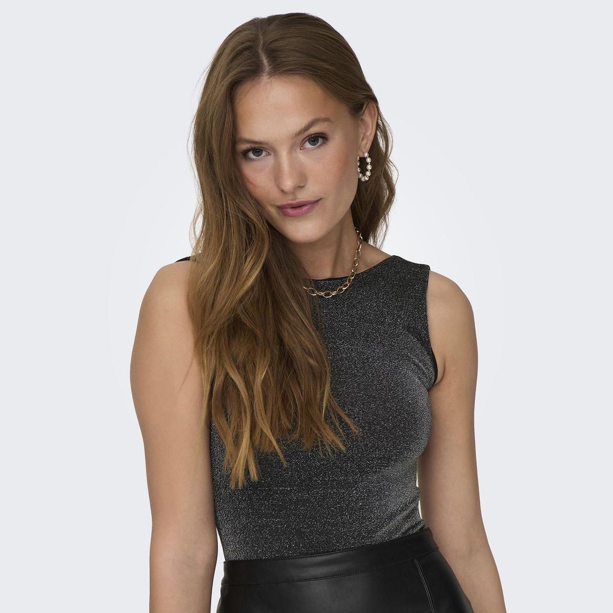 ONLY - Body Metalizado Mujer Only