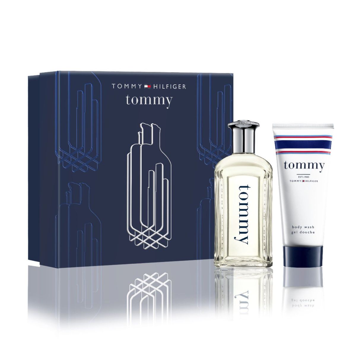 TOMMY HILFIGER - Set Holiday Tommy Eau De Toilette 100ml + Body Wash 100ml Tommy Hilfiger Hombre