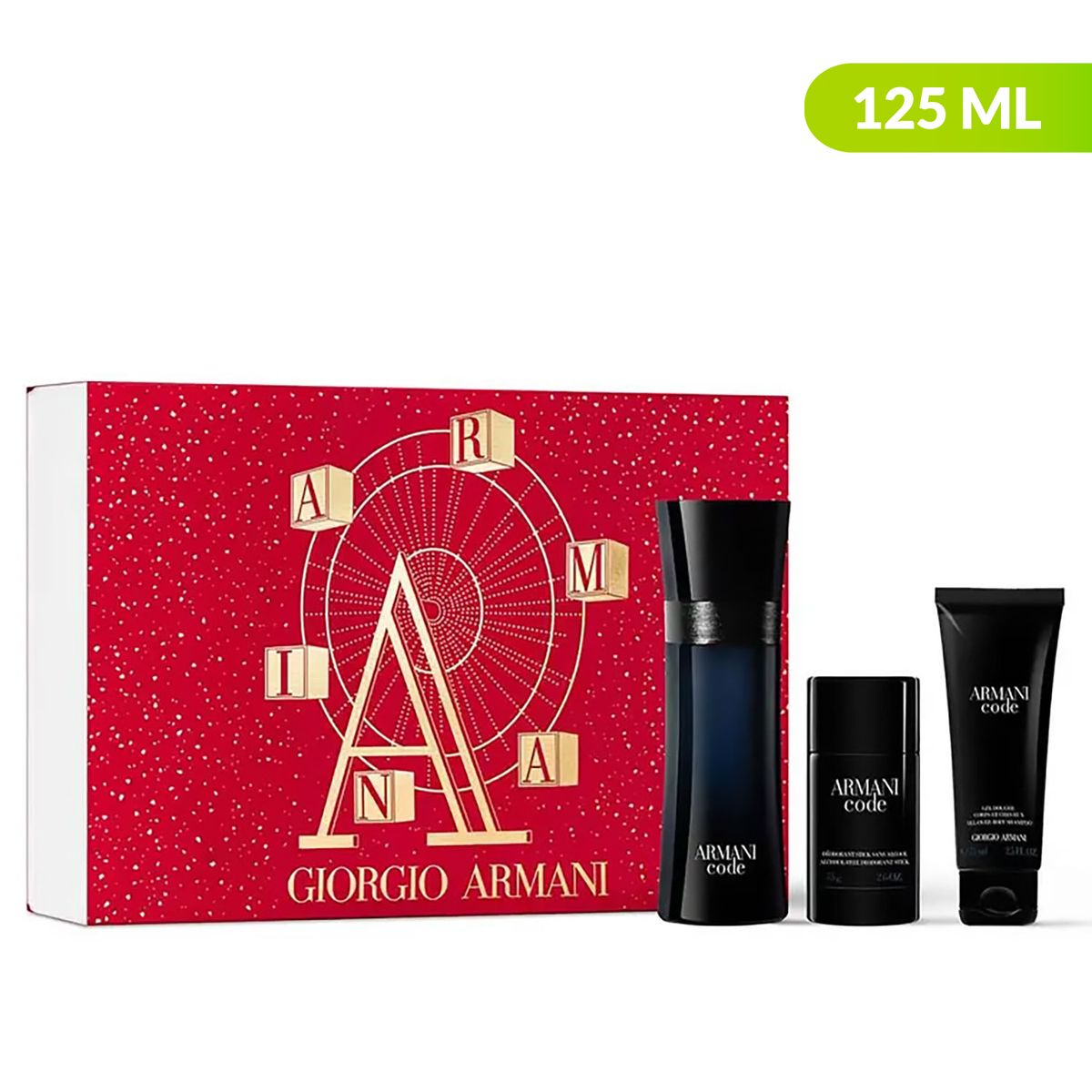 GIORGIO ARMANI - Armani Code Homme Eau De Toilette 125 Ml + Gel De Ducha 75 Ml + 75 Ml Giorgio Armani