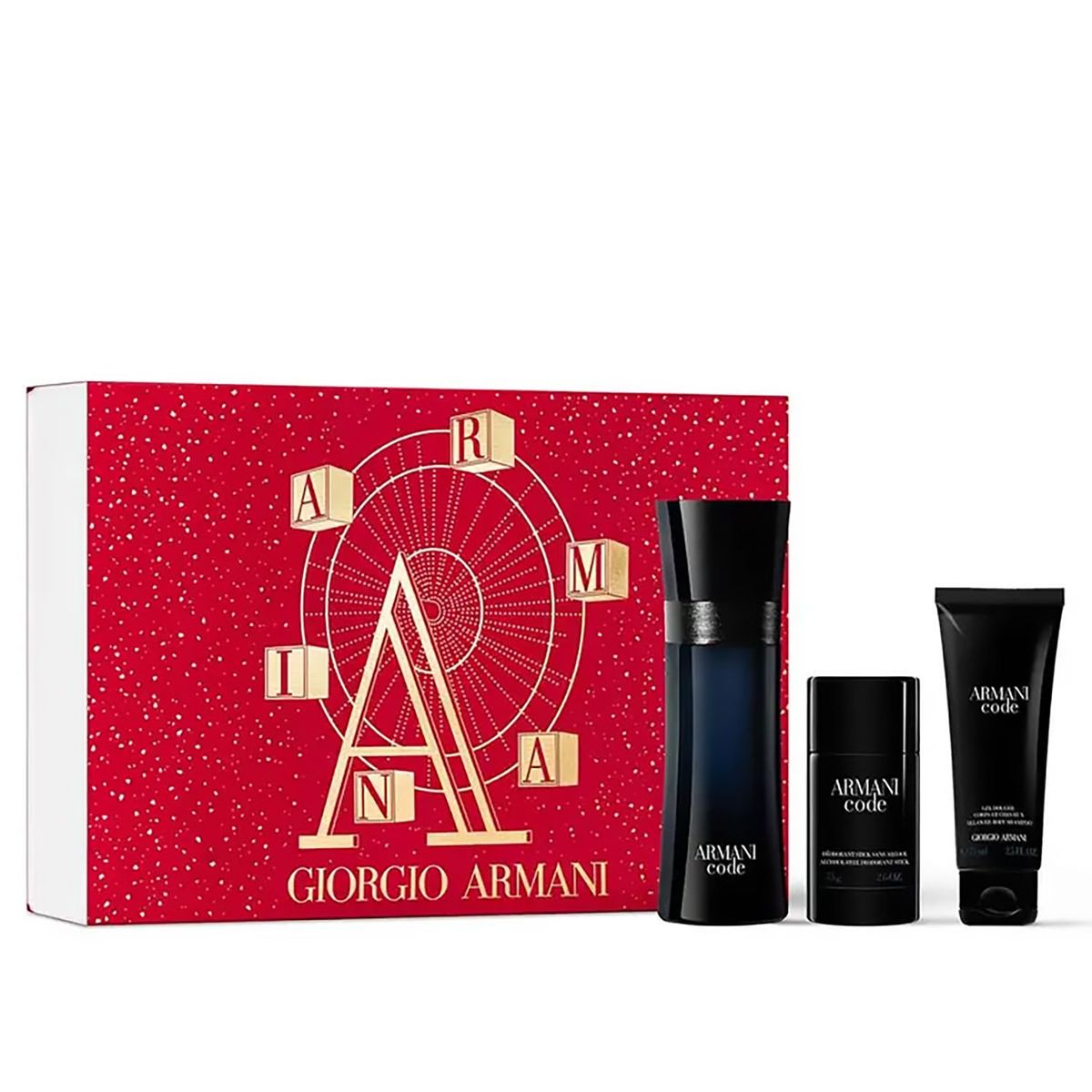 GIORGIO ARMANI - Armani Code Homme Eau De Toilette 125 Ml + Gel De Ducha 75 Ml + 75 Ml Giorgio Armani