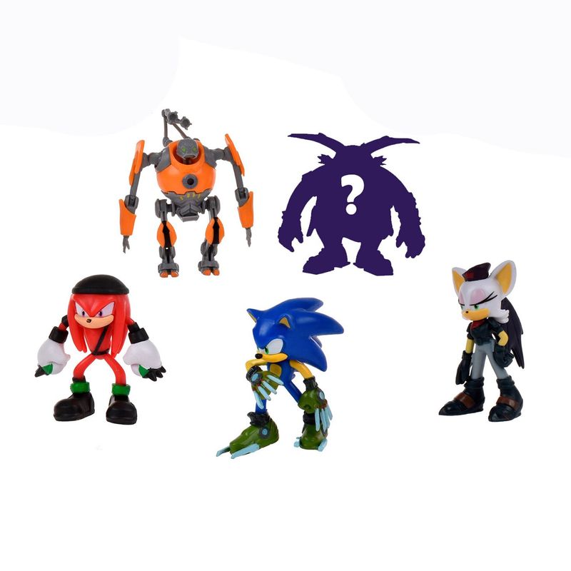 SONIC - Figuras De Acción Pack x5 7cm Sonic Surtido