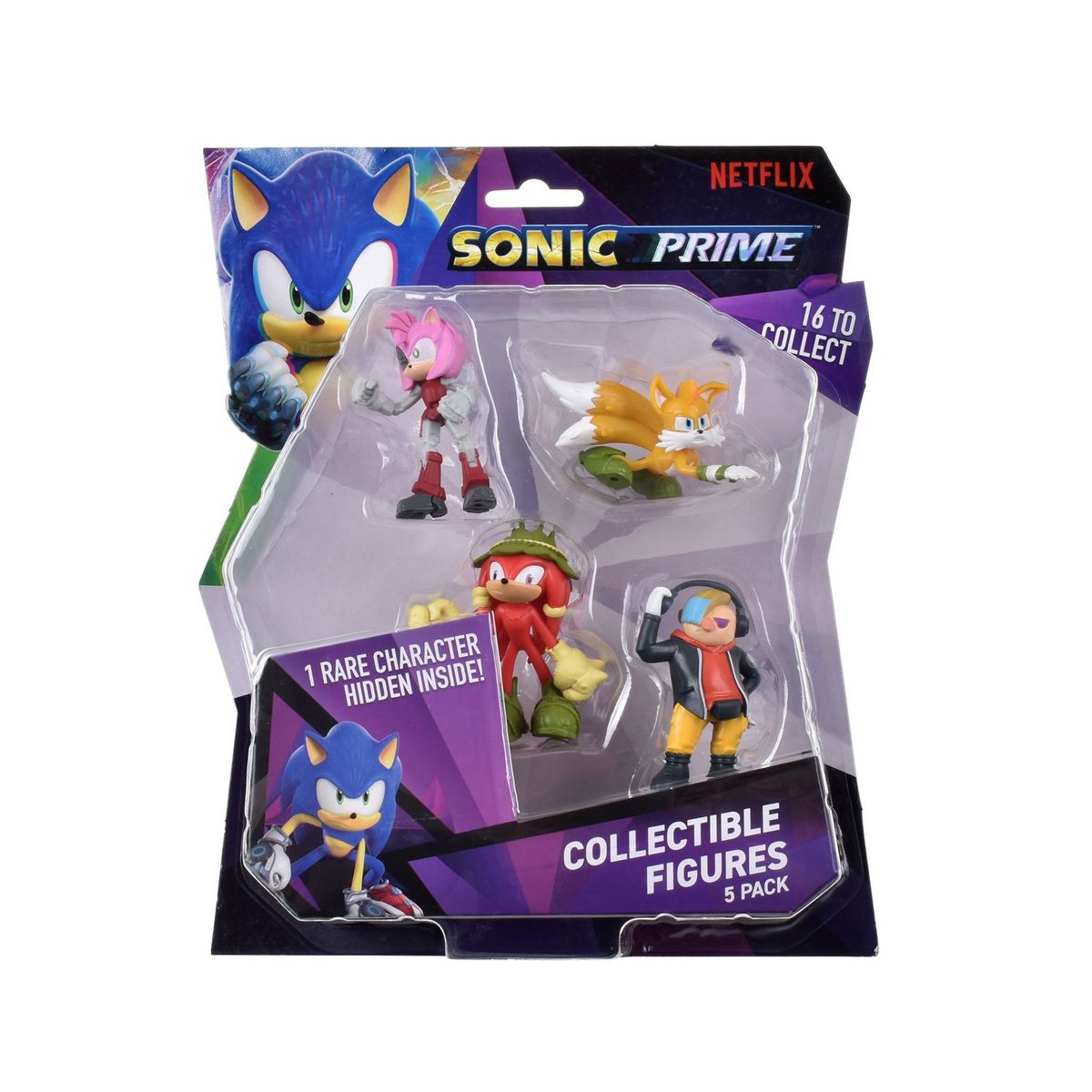 SONIC - Figuras De Acción Pack x5 7cm Sonic Surtido