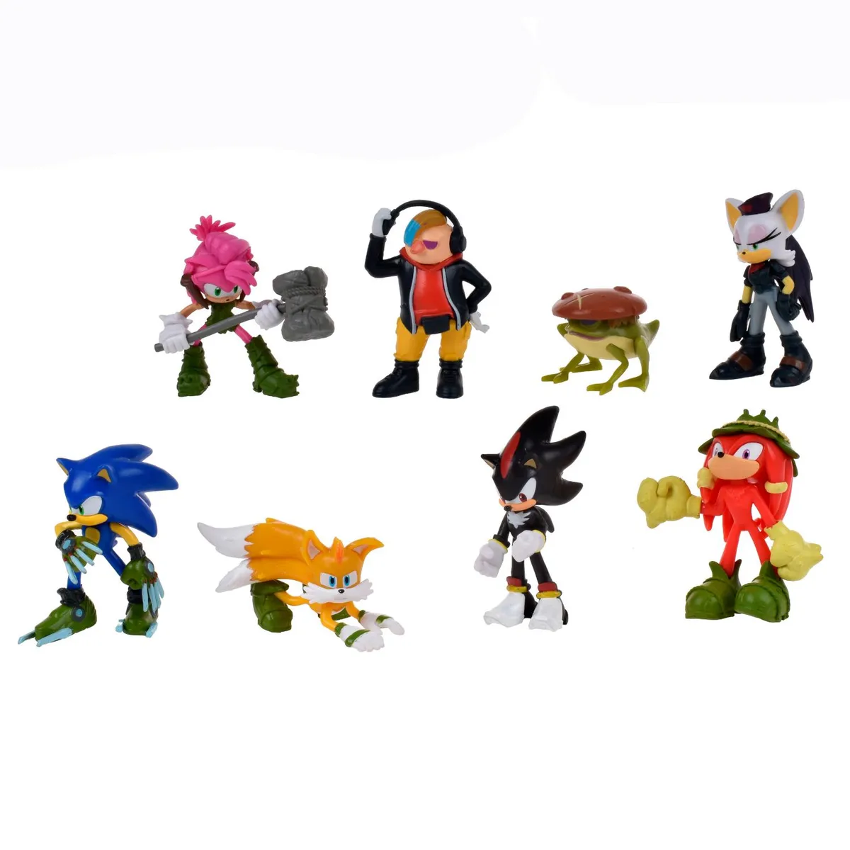 SONIC - Figuras De Acción Pack X8 7Cm Sonic Aleatorio