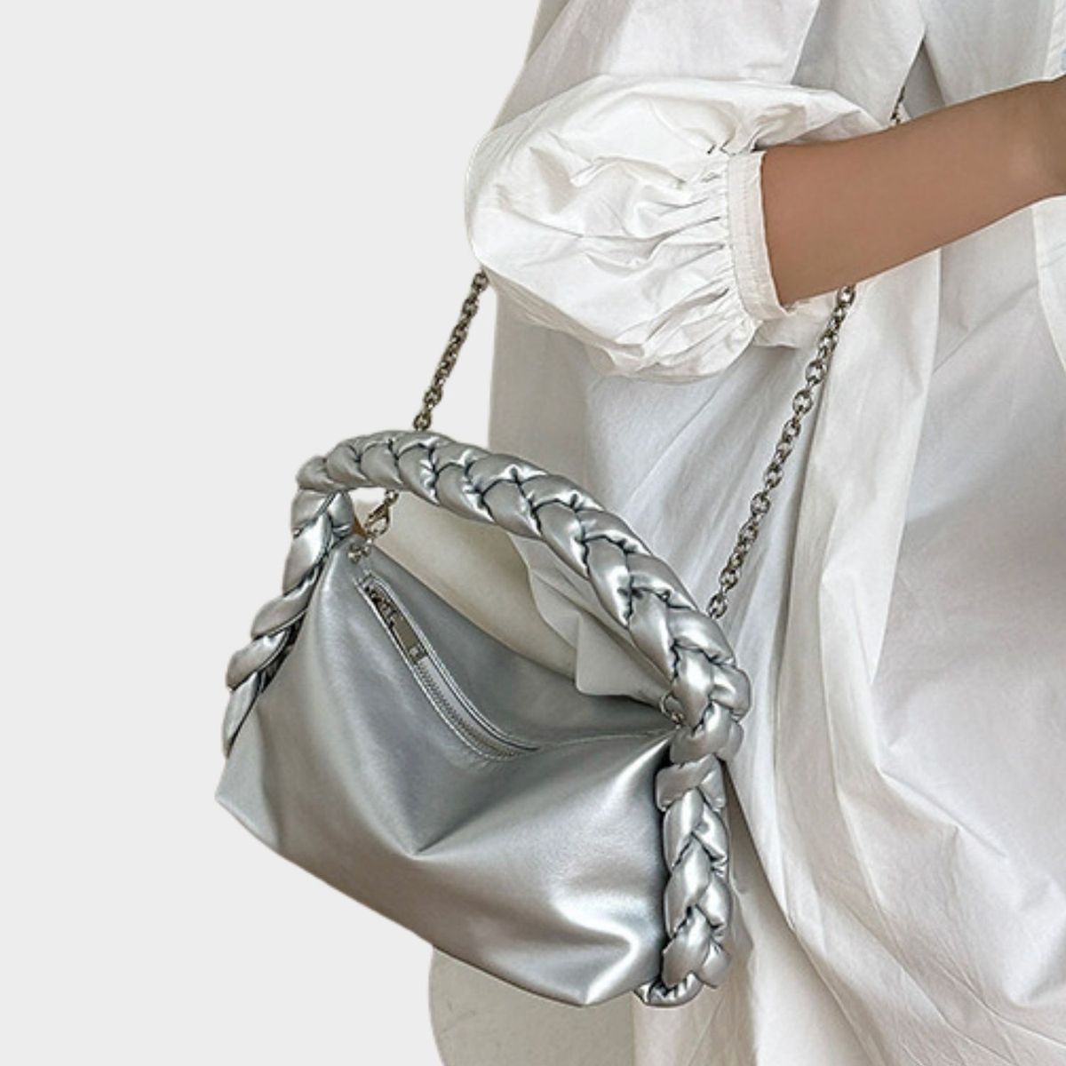 FEI FEI - Cartera Taylor Pu Plata