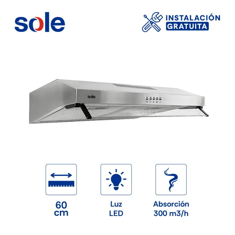 SOLE - Campana Extractora Sole Roma 60 Cm