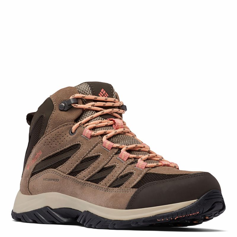 COLUMBIA - Bota Columbia Mujer Crestwood Mid Waterproof Marrón