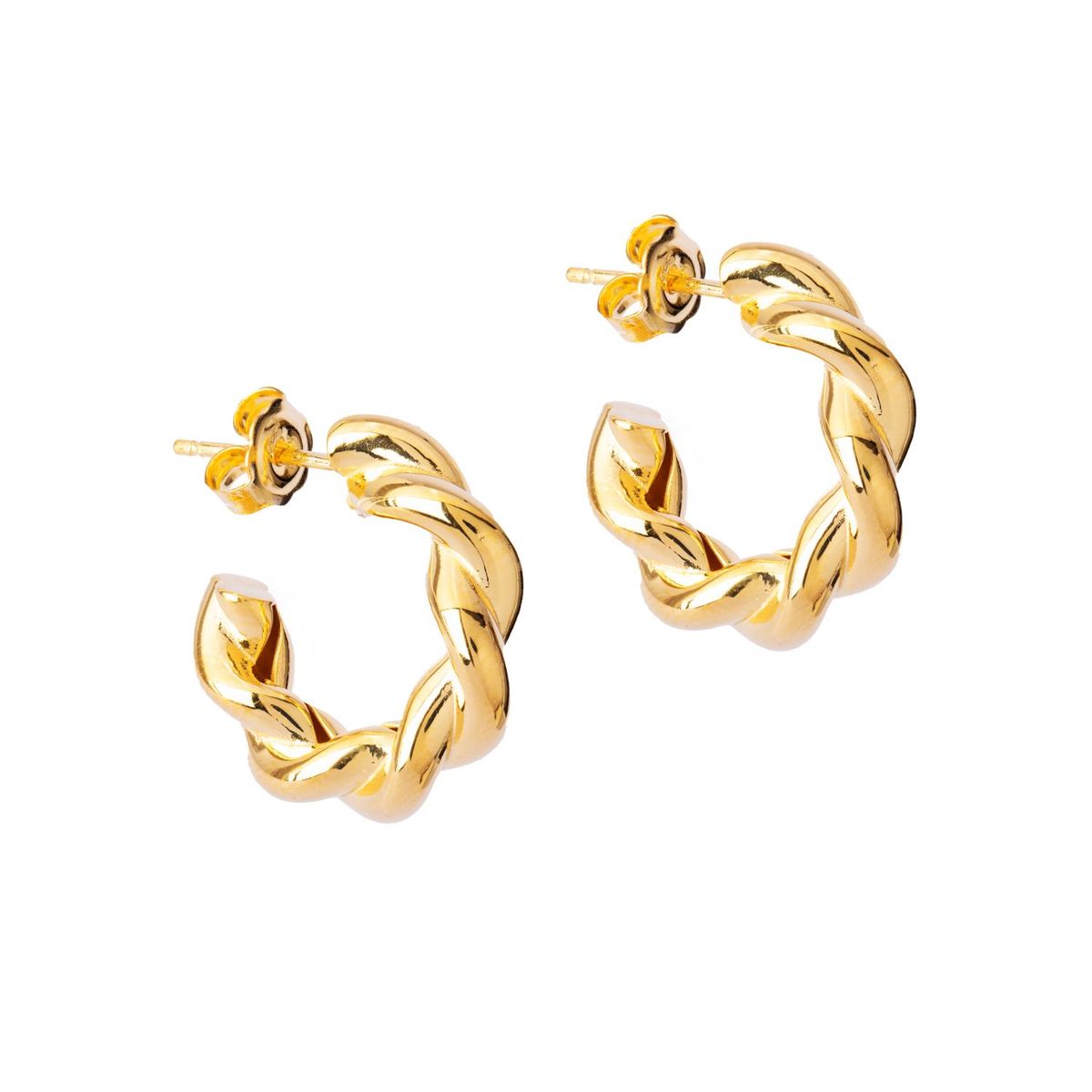 MAISHA - Aretes Classy Bañado En Oro De 24k