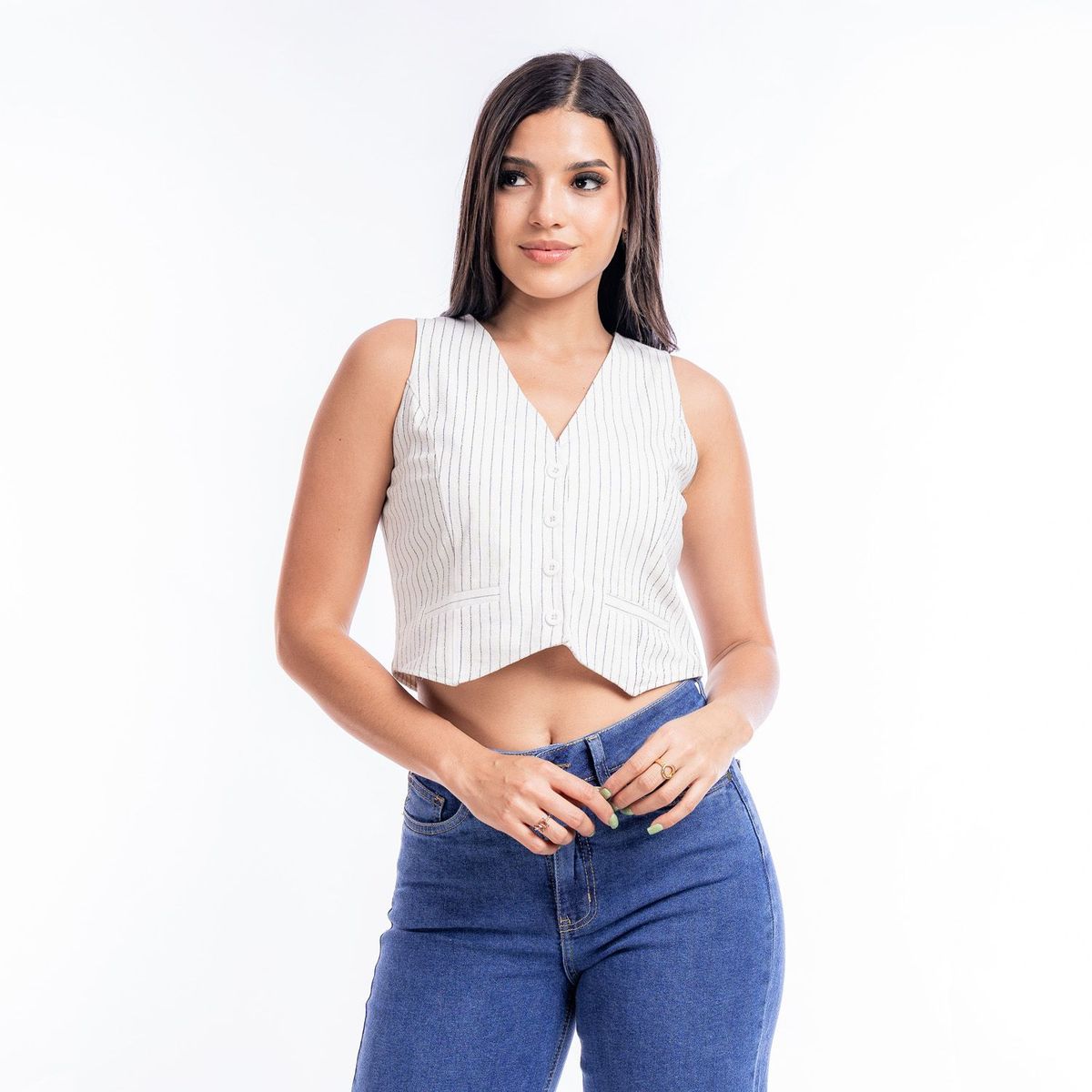 JAROLA - Chaleco Lino Mujer Jarola