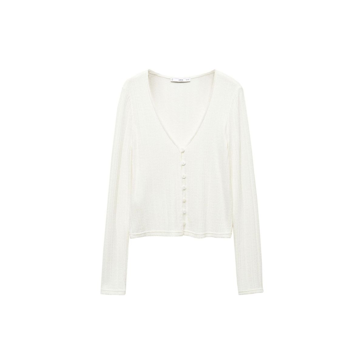 MANGO - Polo Manga Larga Mujer Mango