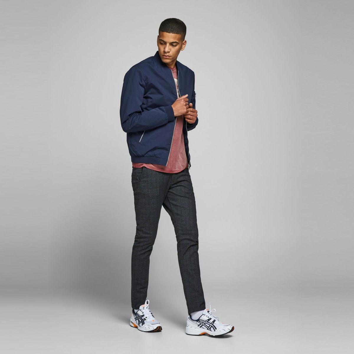 JACK&JONES - Casaca Bomber Casual Hombre Jack & Jones