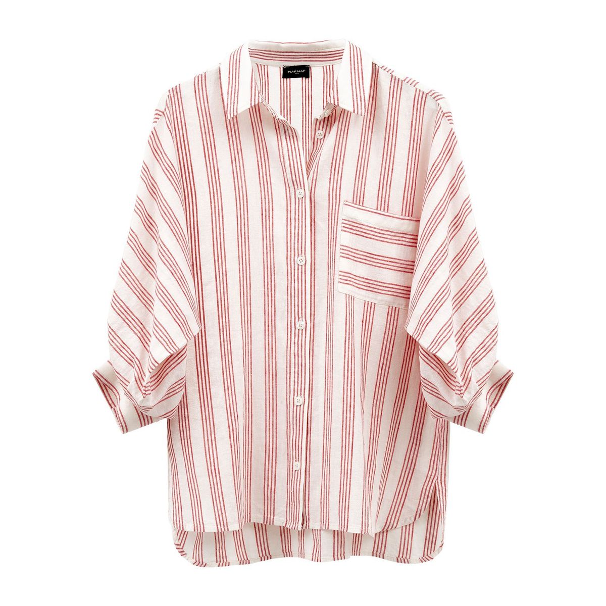 NAF NAF - Blusa Manga Corta Mujer Naf Naf