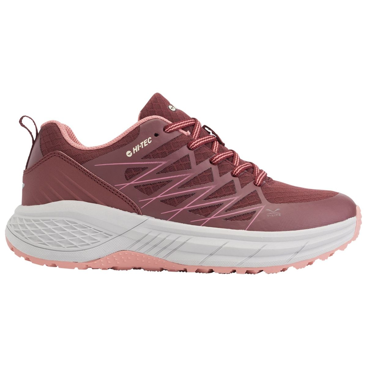 HI TEC - Zapatillas Deportivas Outdoor Mujer Hi Tec Trail Lite  Rojo