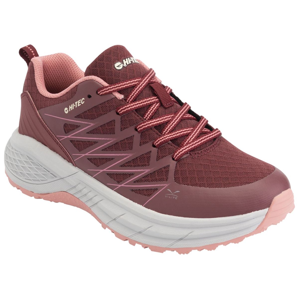 HI TEC - Zapatillas Deportivas Outdoor Mujer Hi Tec Trail Lite  Rojo