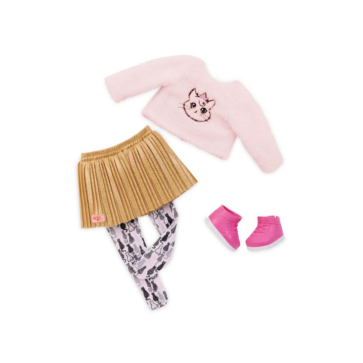 OUR GENERATION - Muñeca Melena Con Gato De Pelu Muñecas Plástico Our Generation