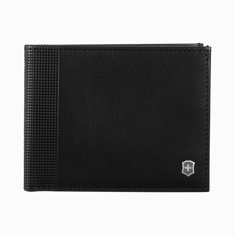 VICTORINOX - Billetera de Cuero Victorinox Bi Fold Slim Fold