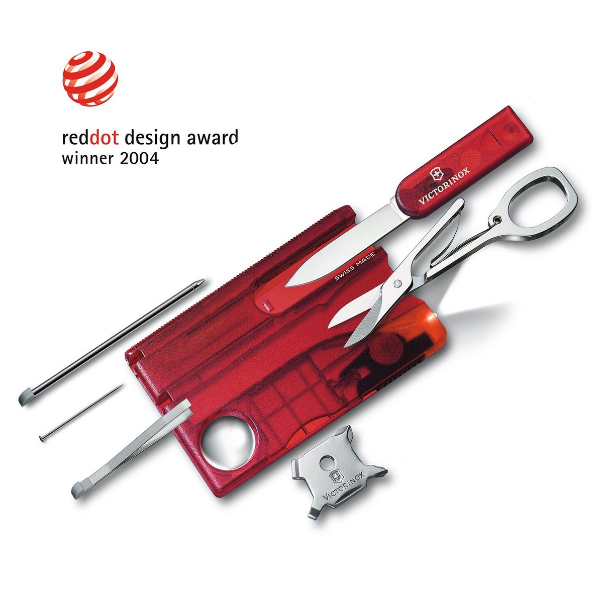 VICTORINOX - Tarjeta Swisscard Roja Hombre Victorinox