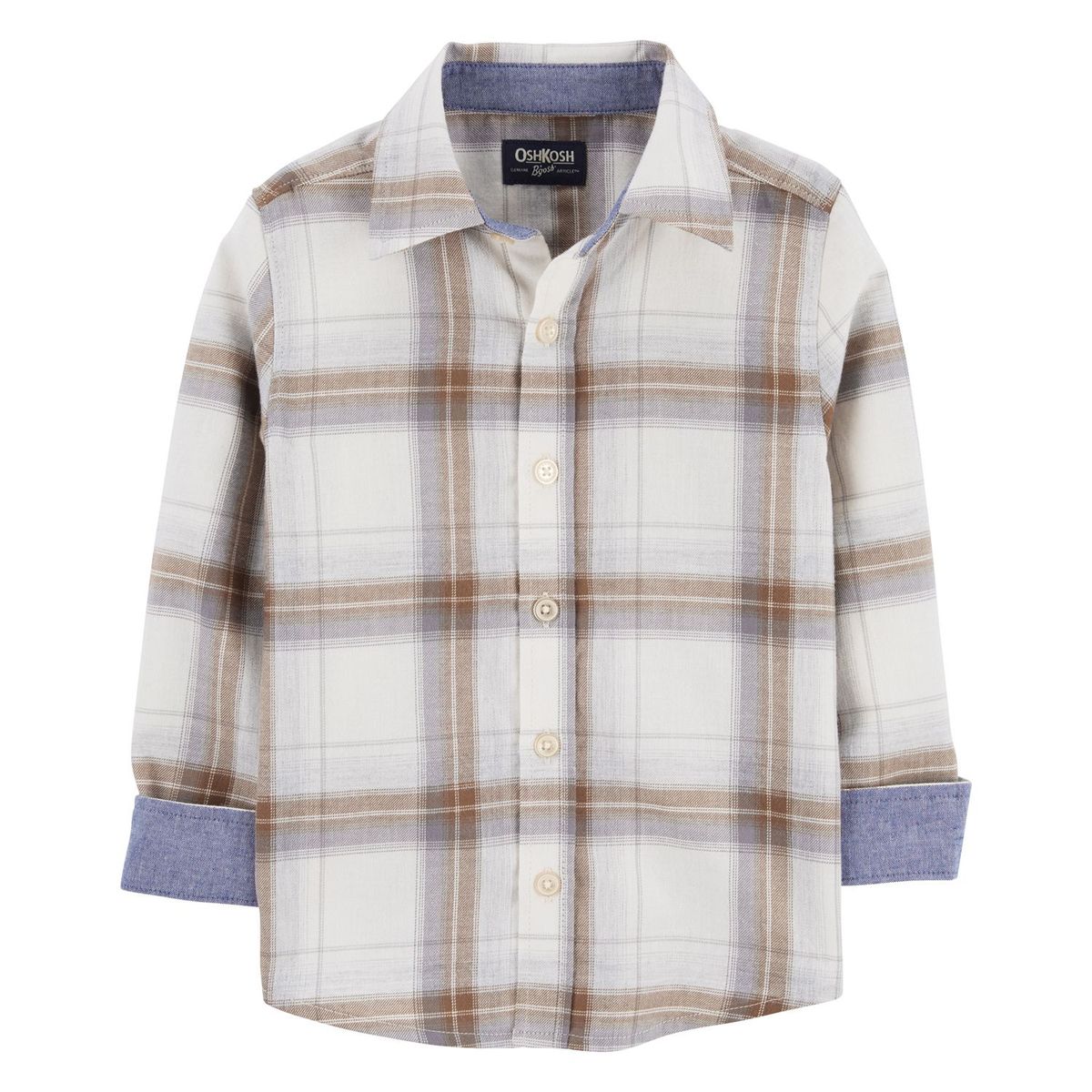 OSHKOSH - Camisa Bebé Niño Manga Larga Oshkosh