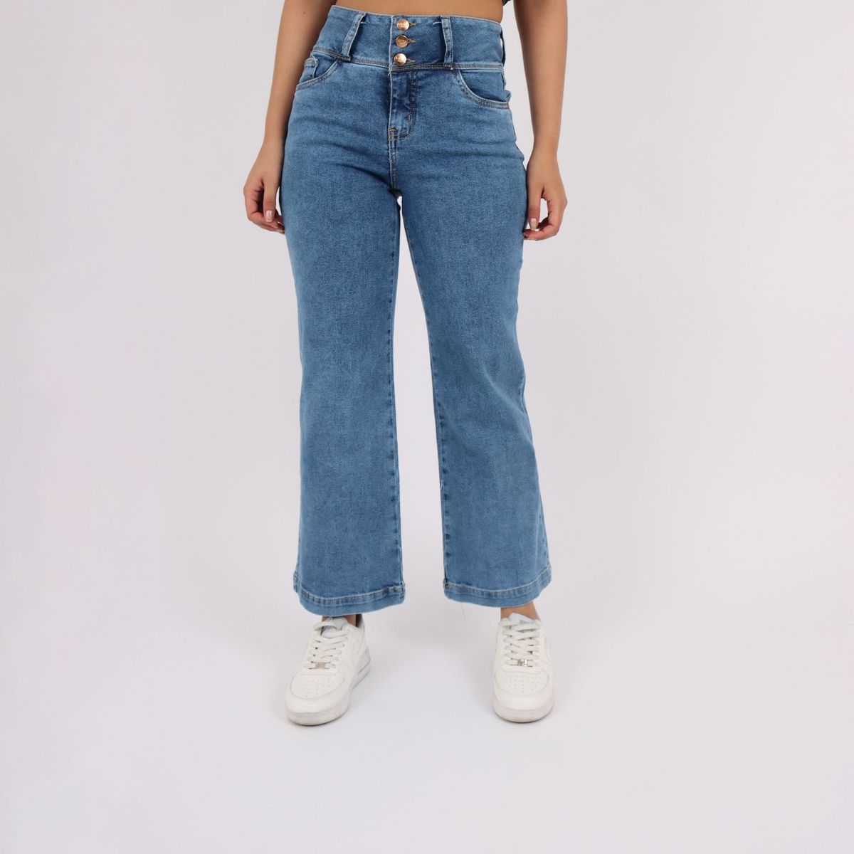 KAYRA POBLET - Jean Wide Leg Algodón Mujer Kayra Poblet