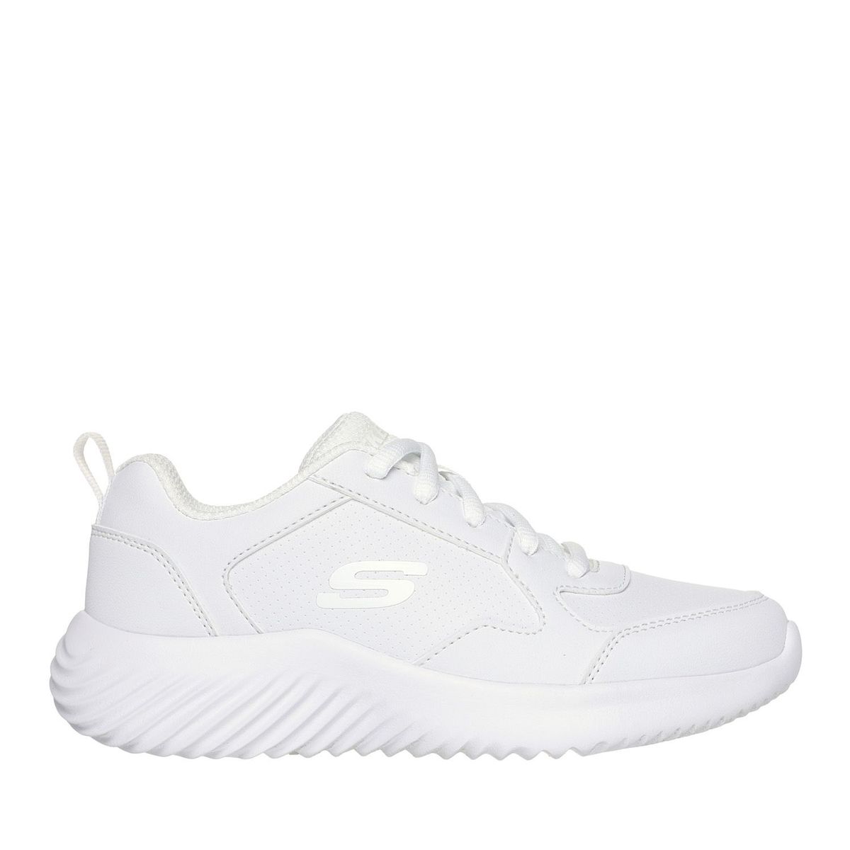 SKECHERS - Zapatilla Escolar Blanco Unisex Skechers