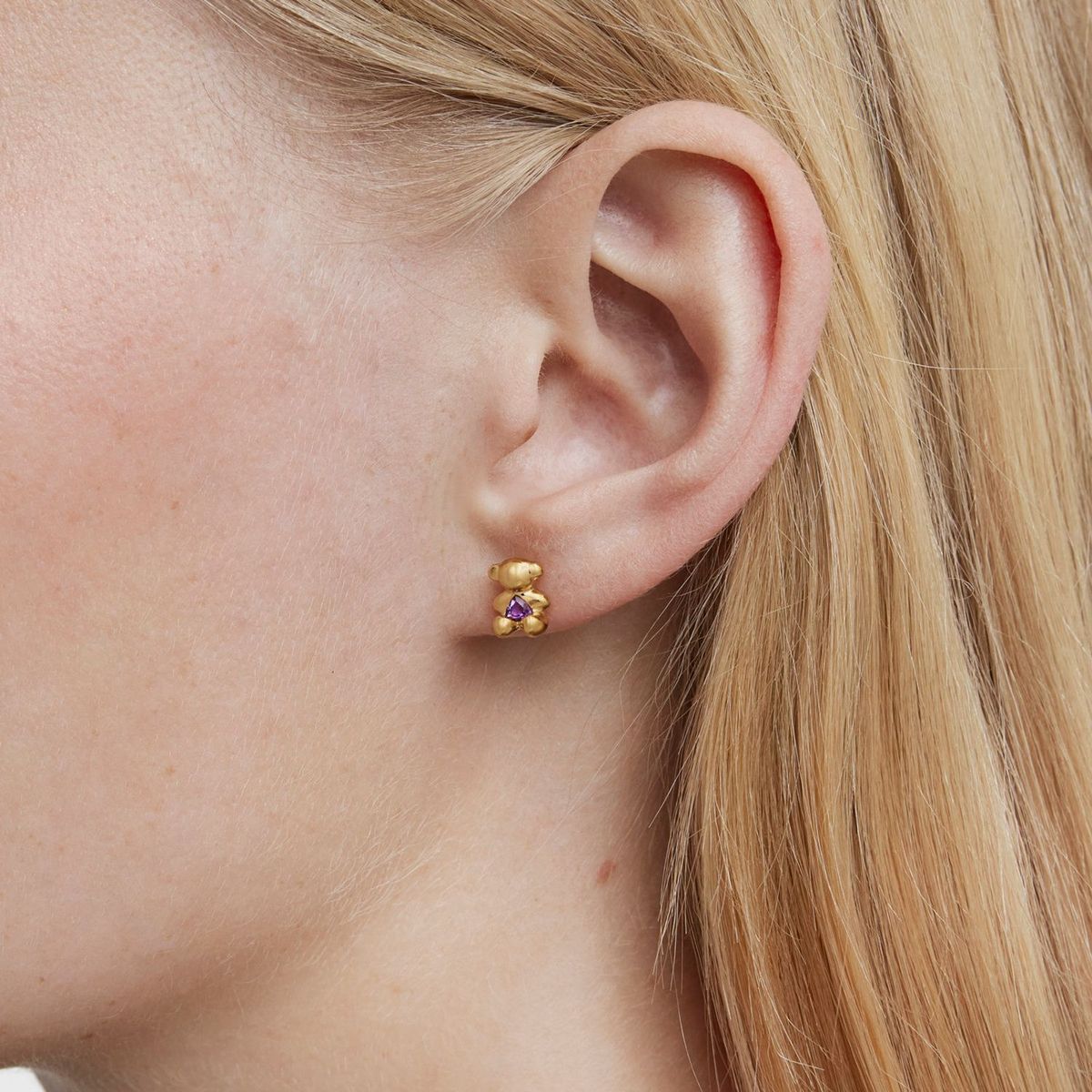 TOUS - Pendientes Plata Amatista