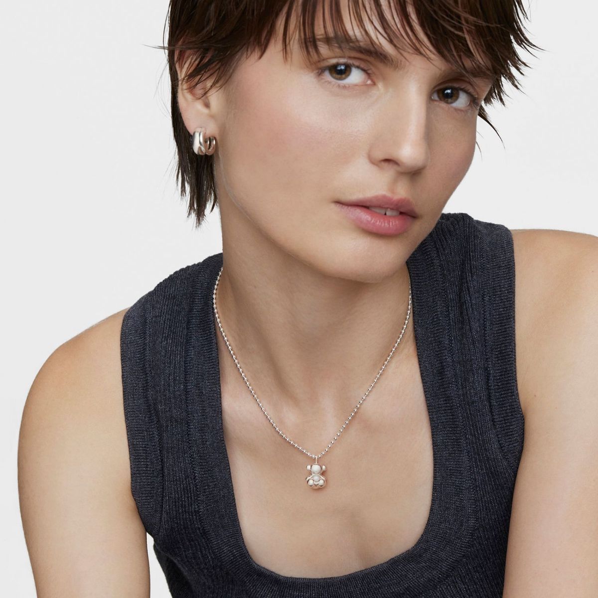 TOUS - Colgante Plata Perla Cultivada