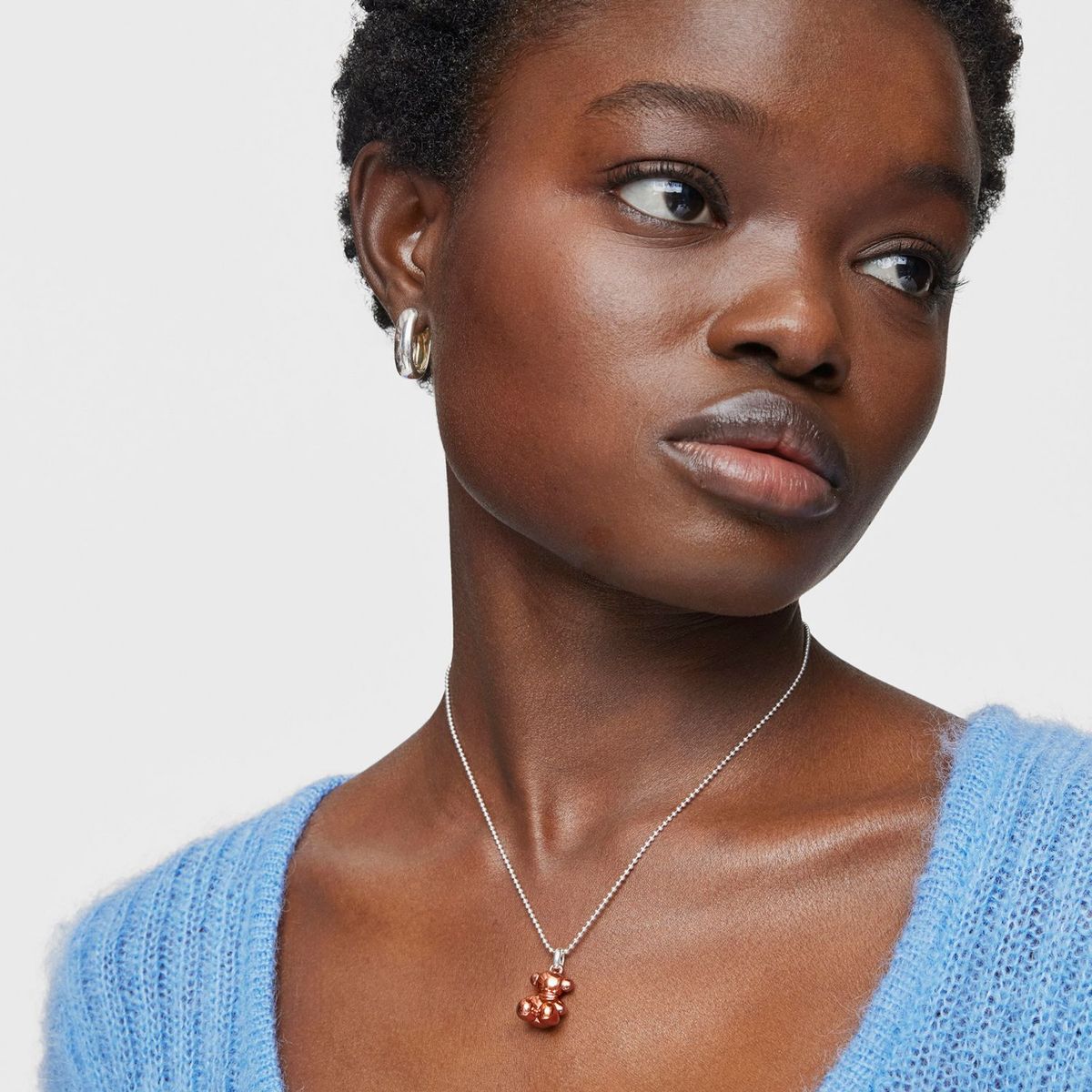 TOUS - Dije oso mediano de acero en color rosa cobrizo Bold Bear