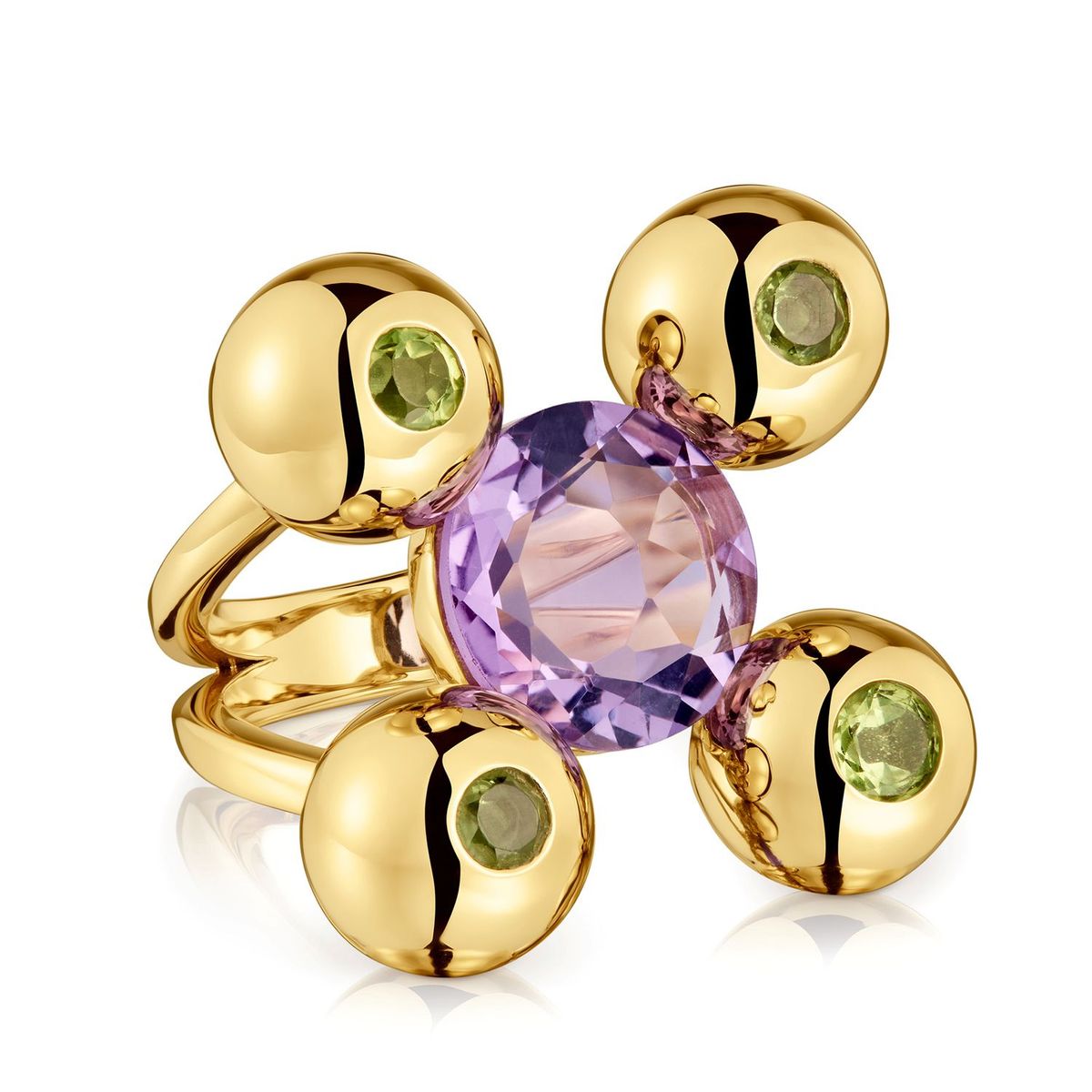 TOUS - Sortija Plata Amatis+Gema