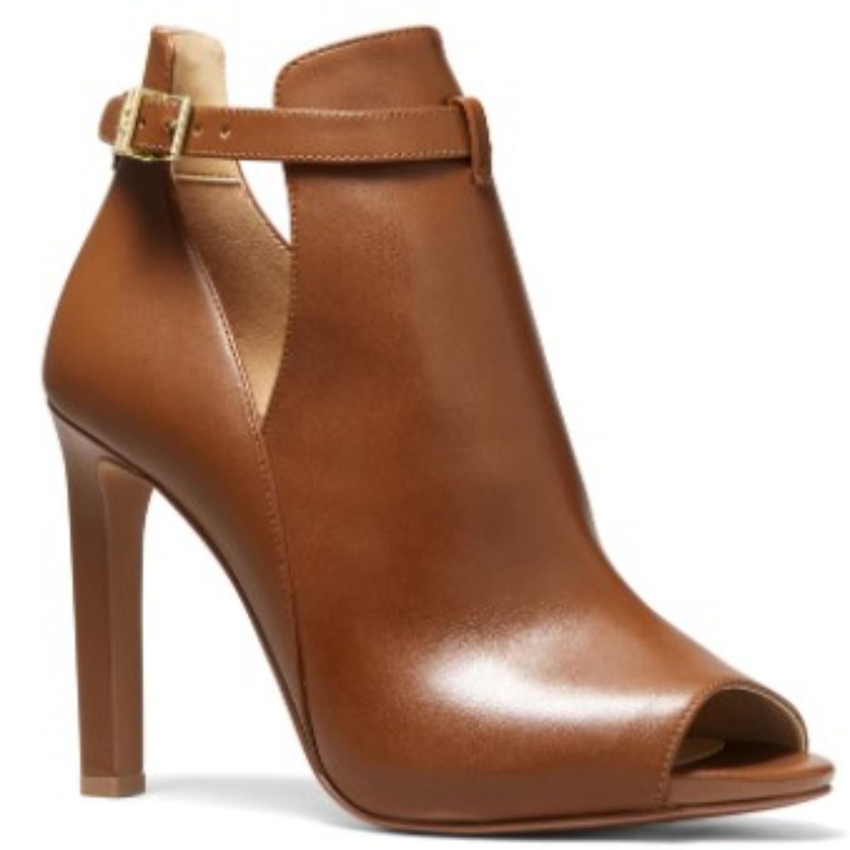 MICHAEL KORS - Botines Casuales Mujer Lawson Open Toe Michael Kors Marrón