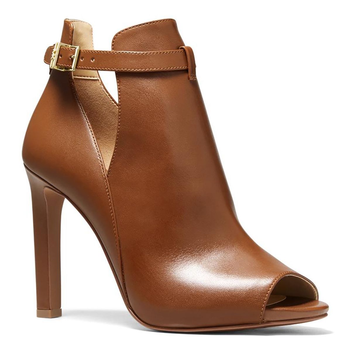 MICHAEL KORS - Botines Casuales Mujer Lawson Open Toe Michael Kors Marrón