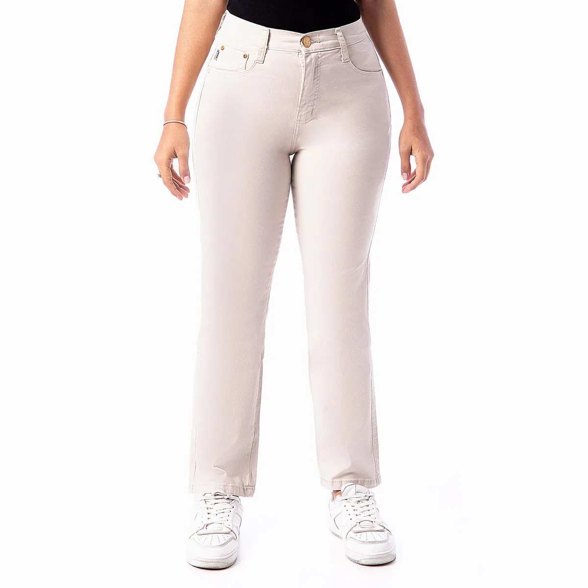 PIONIER - Pantalon Recto Algodón Mujer Pionier